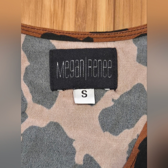 💚 NWOT Megan Renee Leopard Print Maxi Dress - Picture 6 of 10